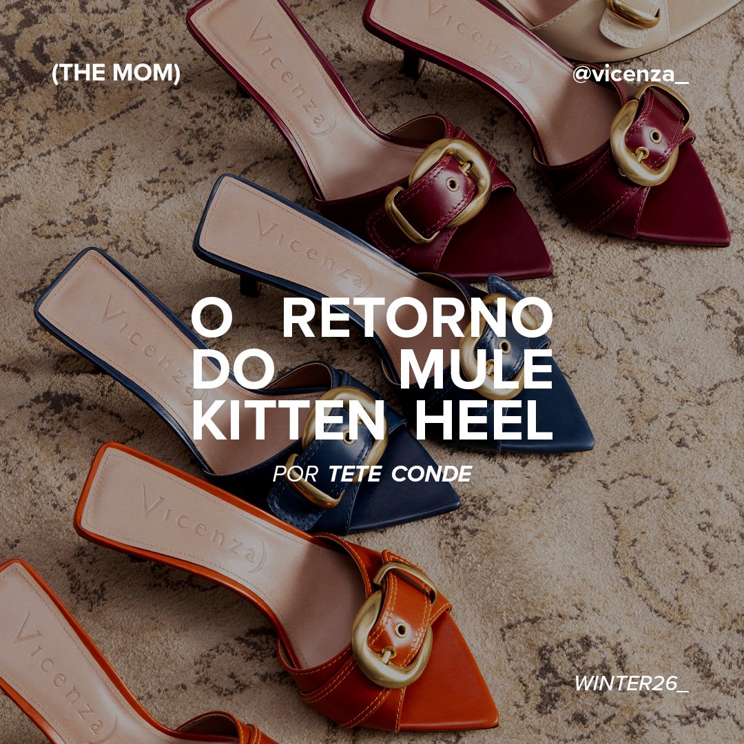 O Retorno do Mule Kitten Heel: Por que o Quiet Luxury começa pelos pés 