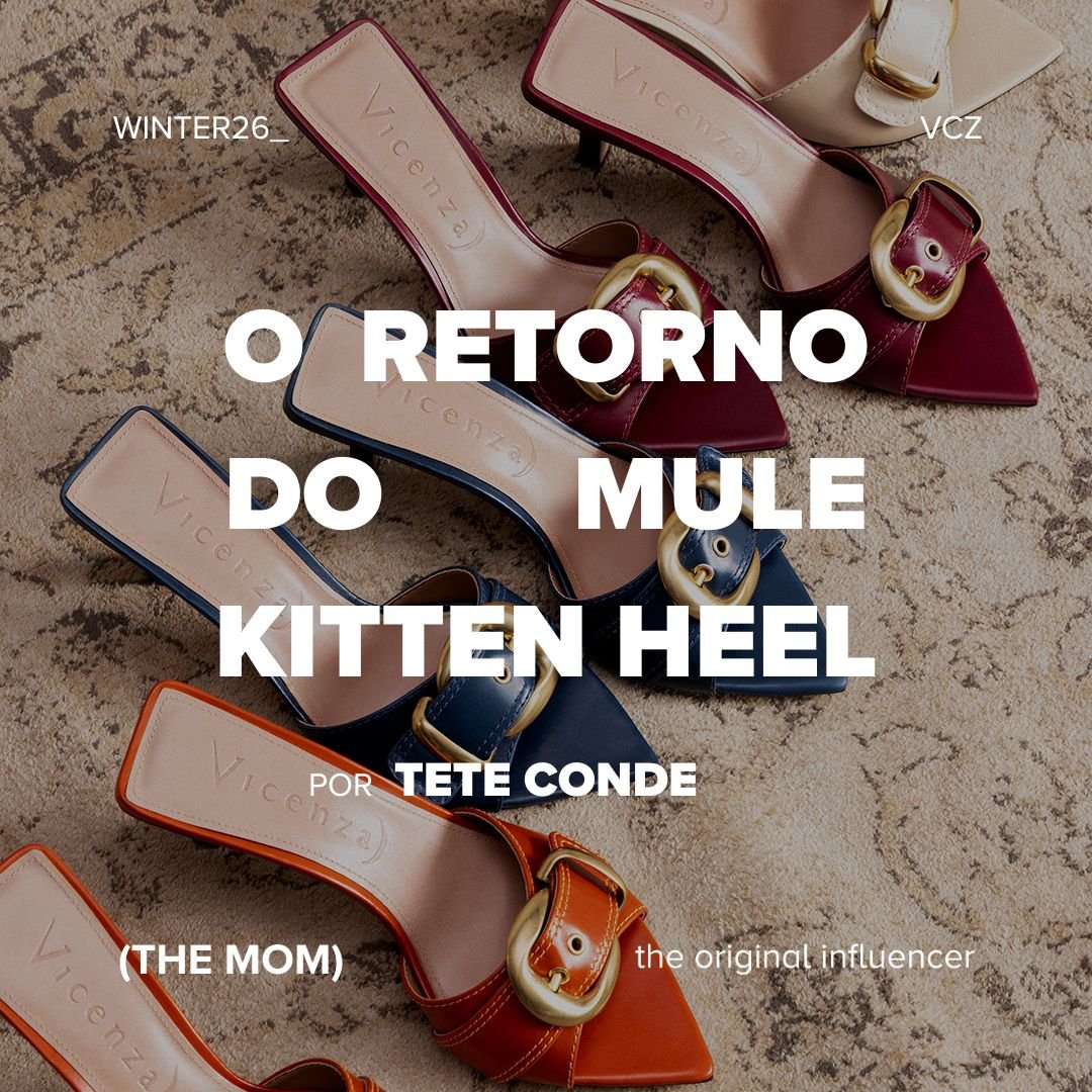 O Retorno do Mule Kitten Heel: Por que o Quiet Luxury começa pelos pés 