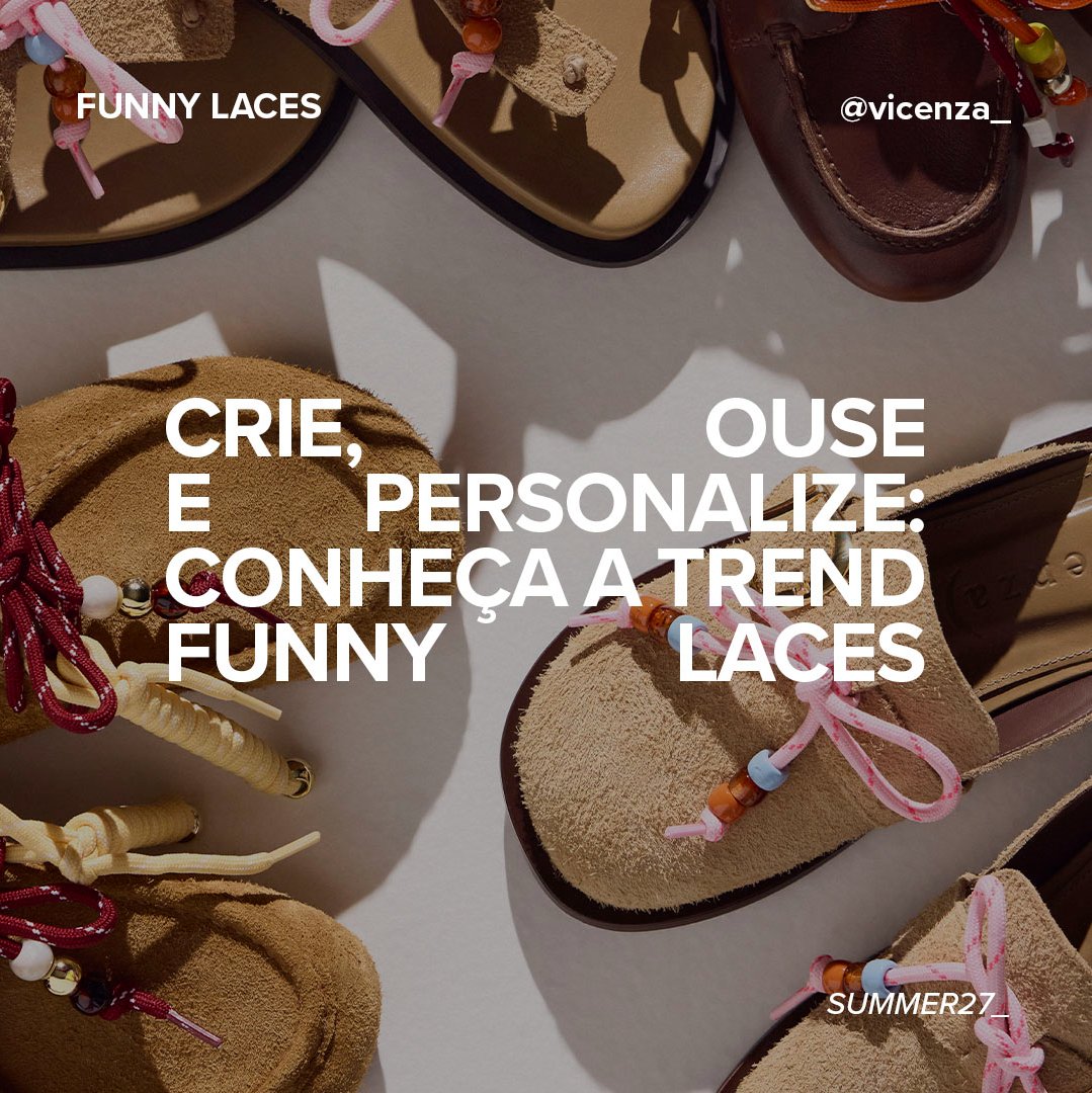 Crie, ouse e personalize: o styling e a versatilidade dos Funny Laces no seu look
