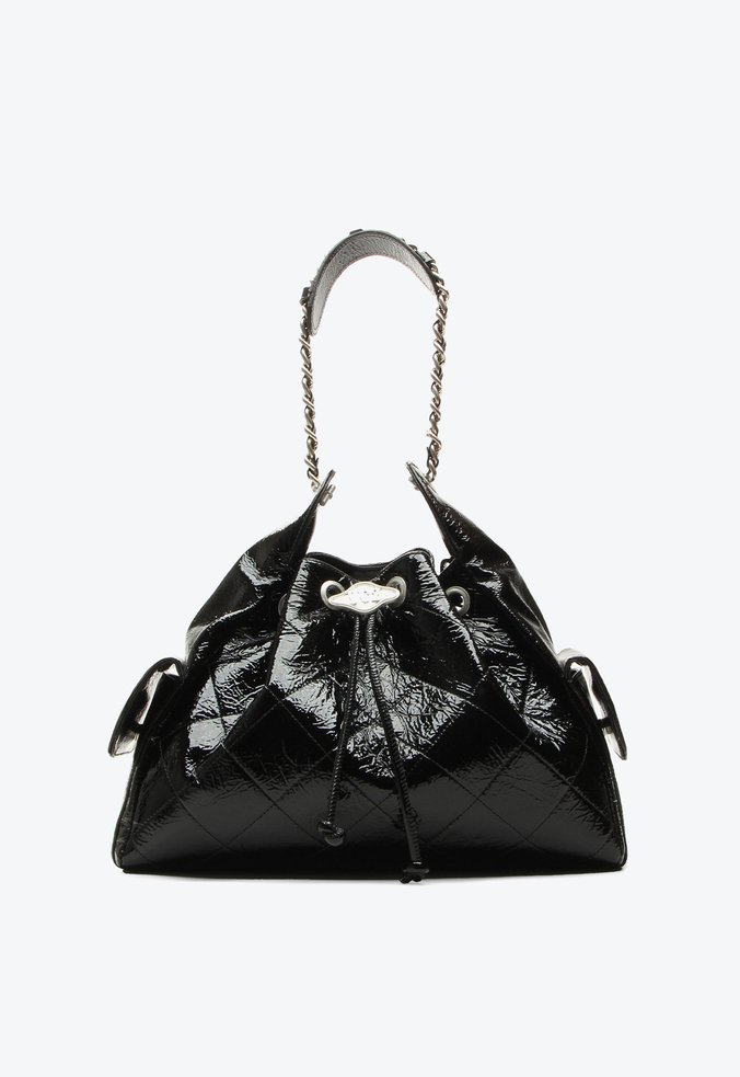 Bolsa Hobo Billy Média Preto