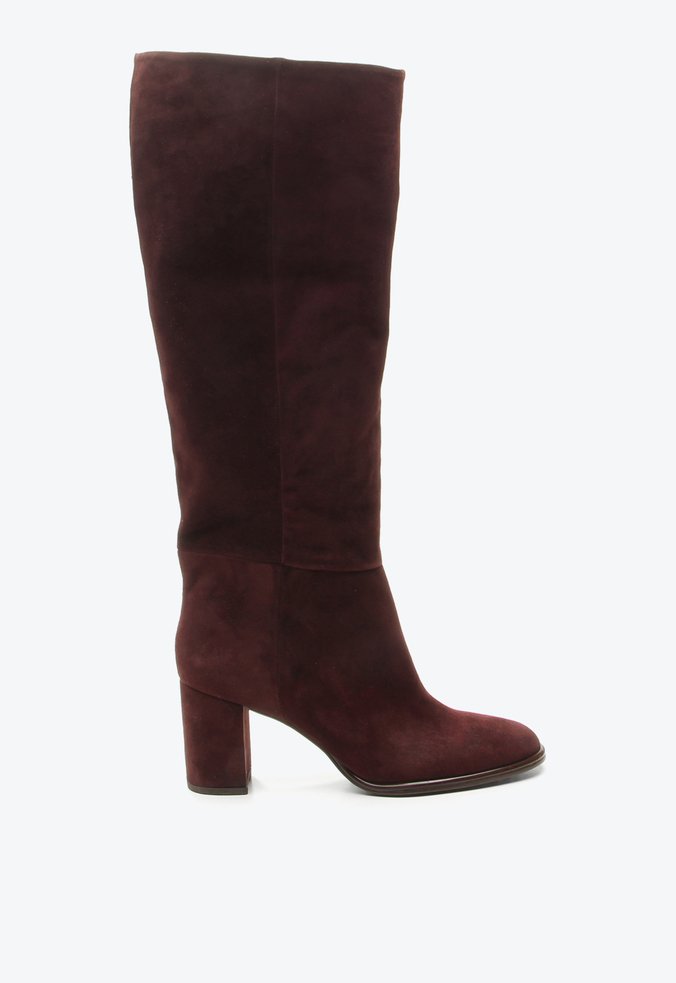 Bota Stacy Marrom Camurça