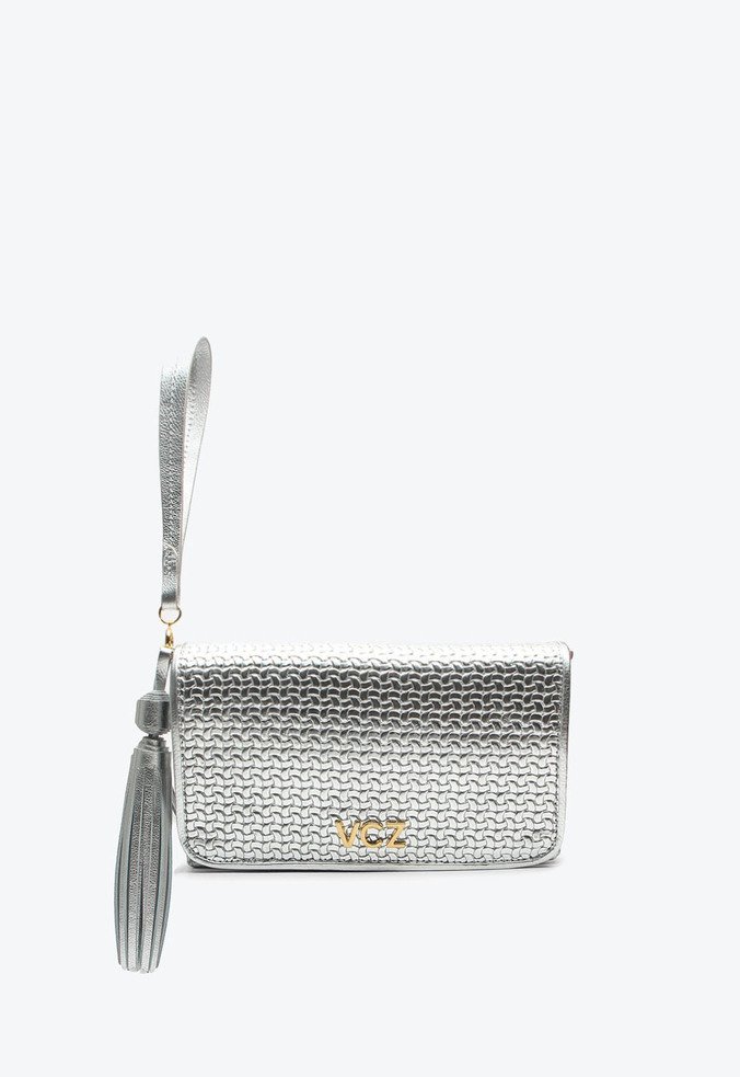 Bolsa Clutch Thais Pequena Prata