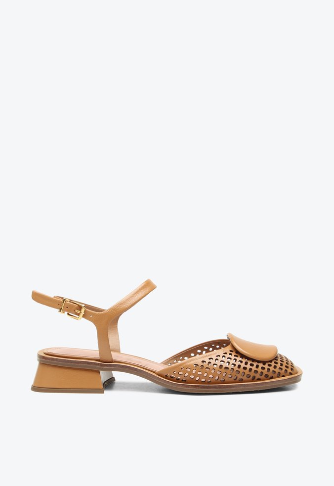 Slingback Colômbia Caramelo