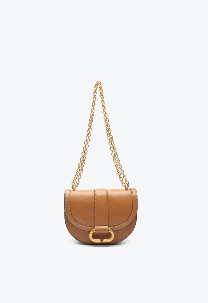 Bolsa Tiracolo Veronika Pequena Caramelo
