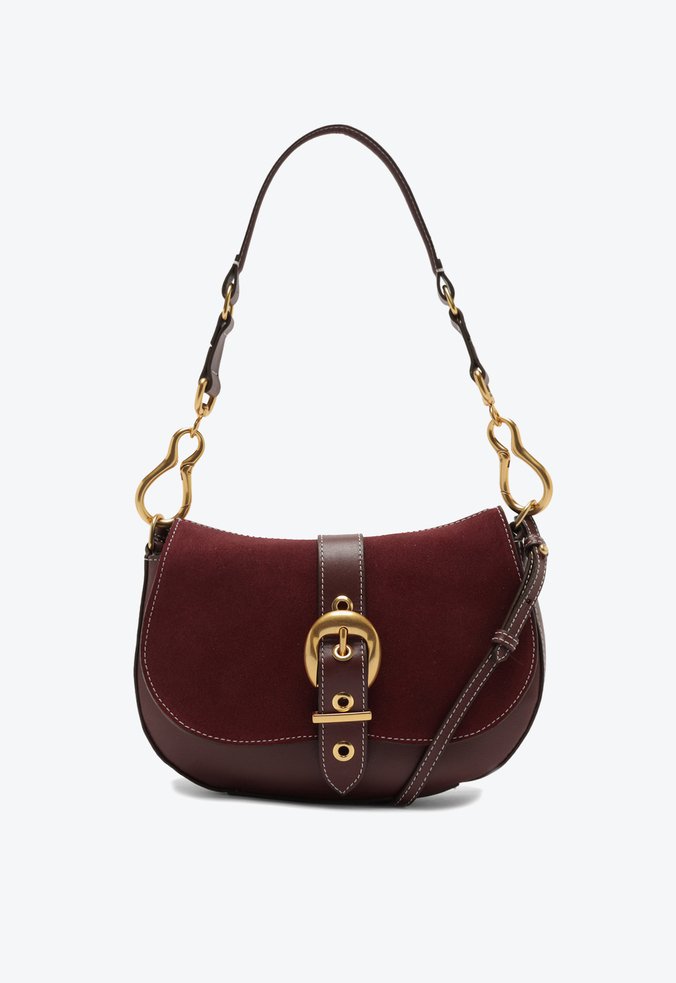 Bolsa Shoulder Samanta Média Bordô