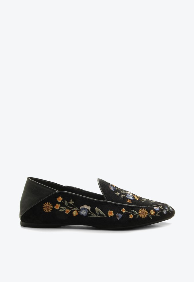 Mocassim Mansel Preto Veludo
