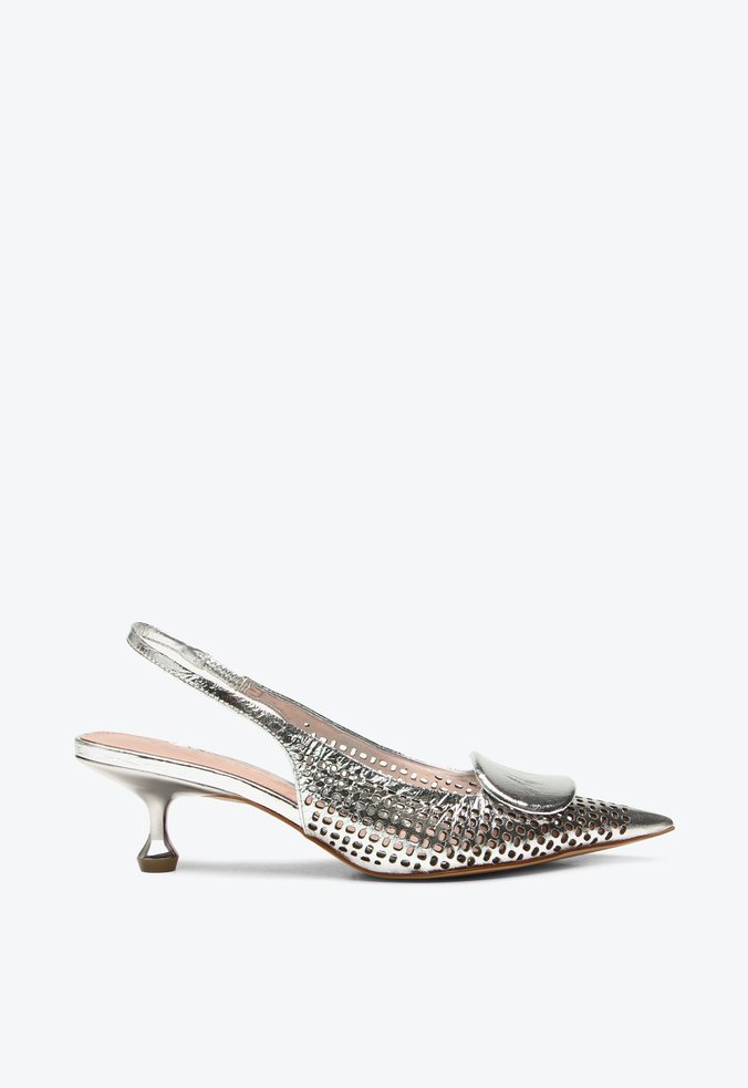 Slingback Servia Prata