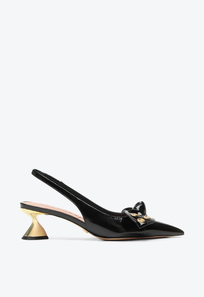Slingback Alisa Preto