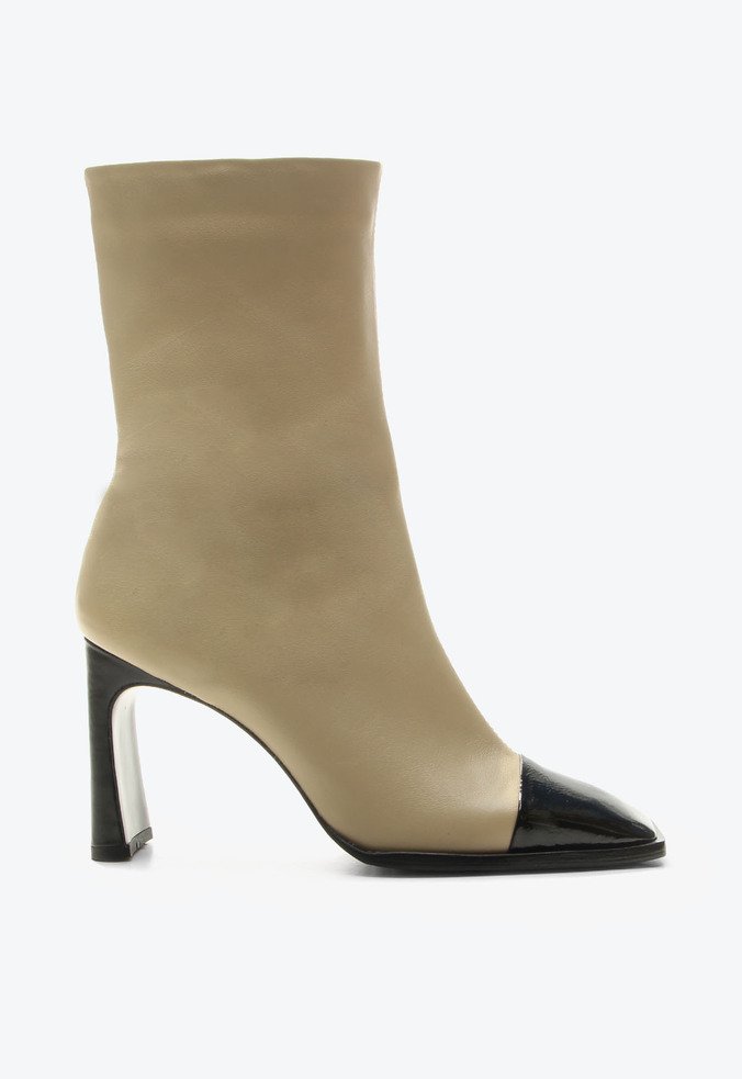 Bota Cap Toe Escocia Bege