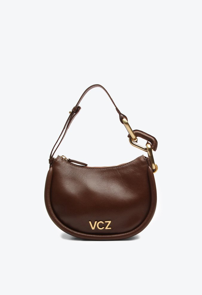 Bolsa Tiracolo Mika Pequena Marrom