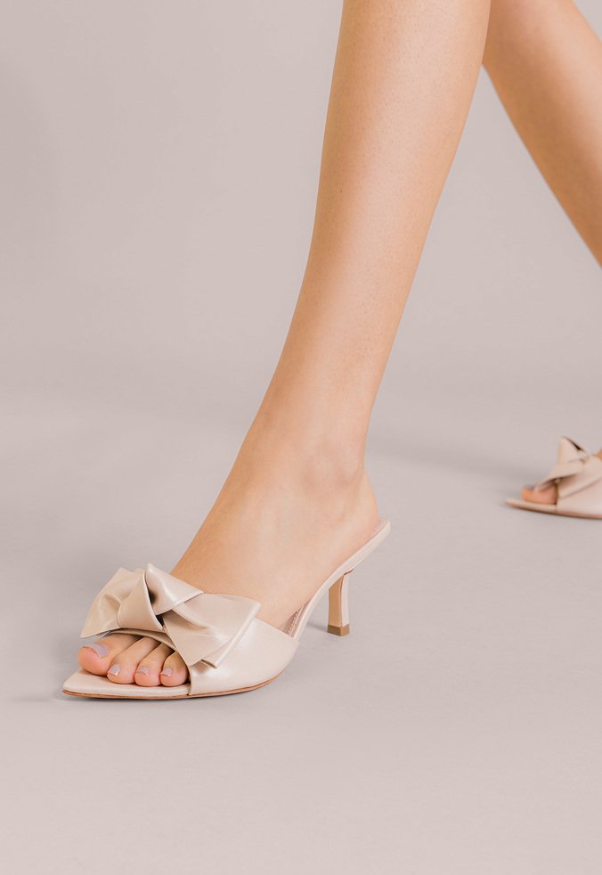 Tamanco Saga Bege | Vicenza