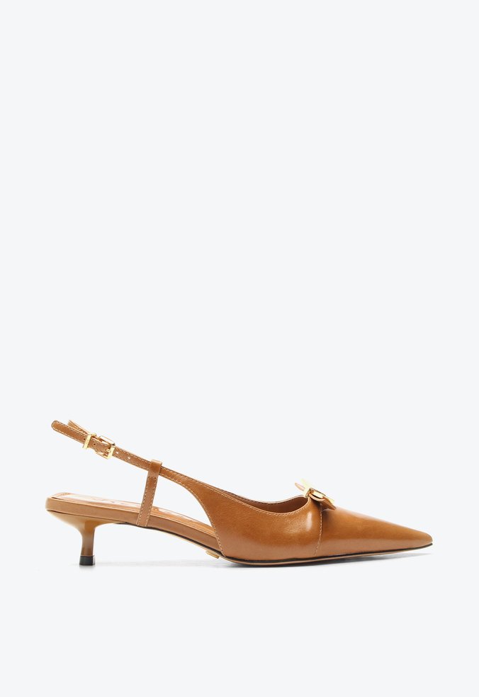 Slingback Leiria Caramelo