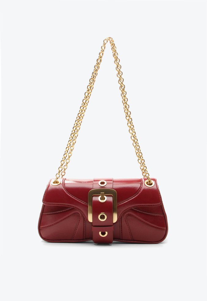 Bolsa Tiracolo Giulia Média Vermelho
