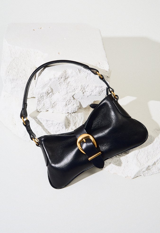 Bolsa Tiracolo Samy Média Preto | Vicenza