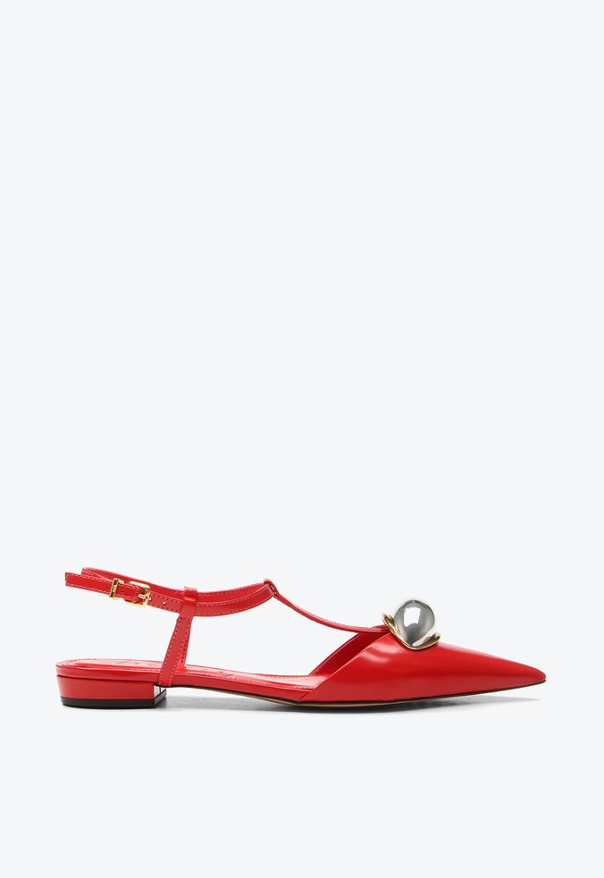 Slingback Becca Vermelho