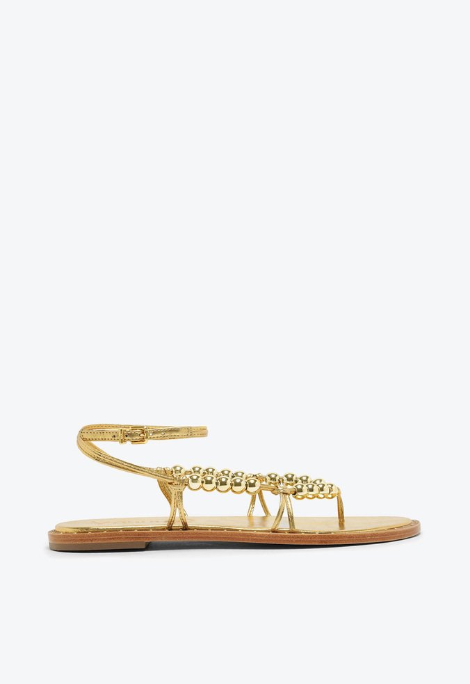 Flat Greta Dourada