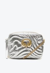 Bolsa Tiracolo Adele Pequena Prata | Vicenza