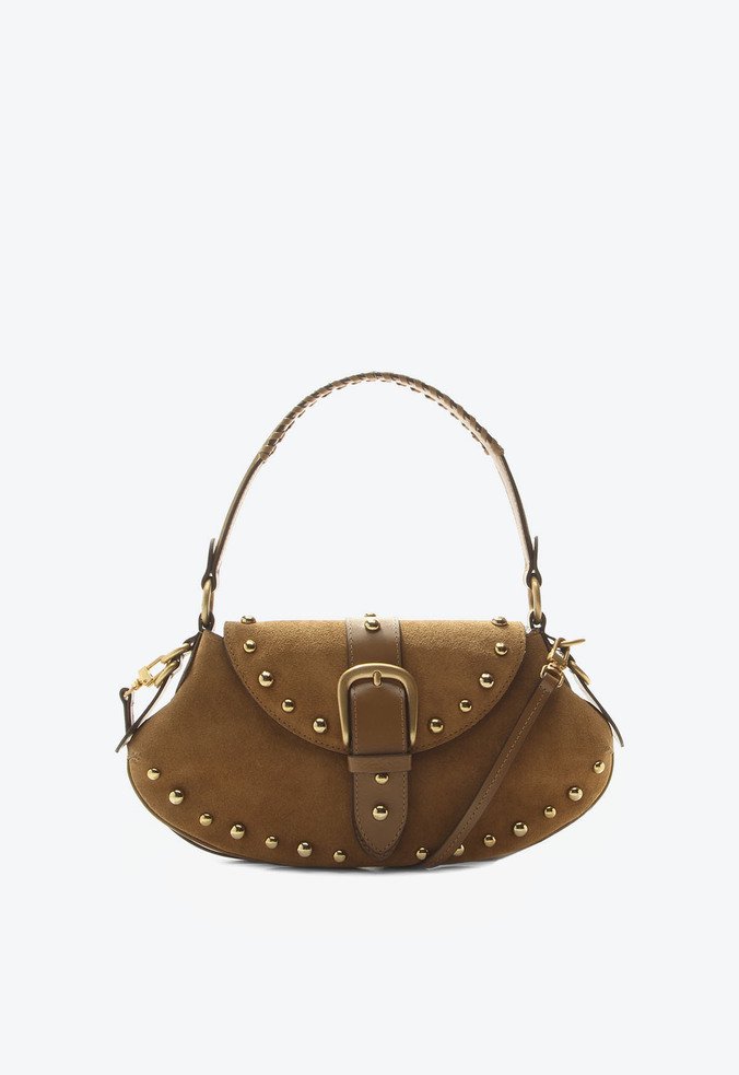 Bolsa Shoulder Lauren Média Caramelo