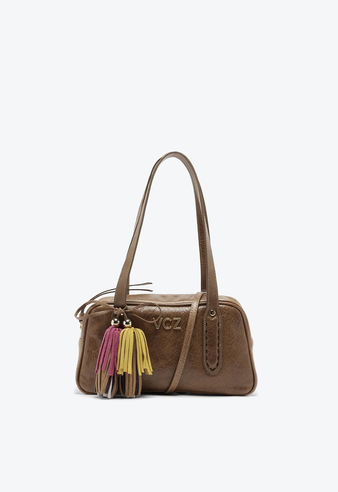 Bolsa Tote Julie Pequena Caramelo