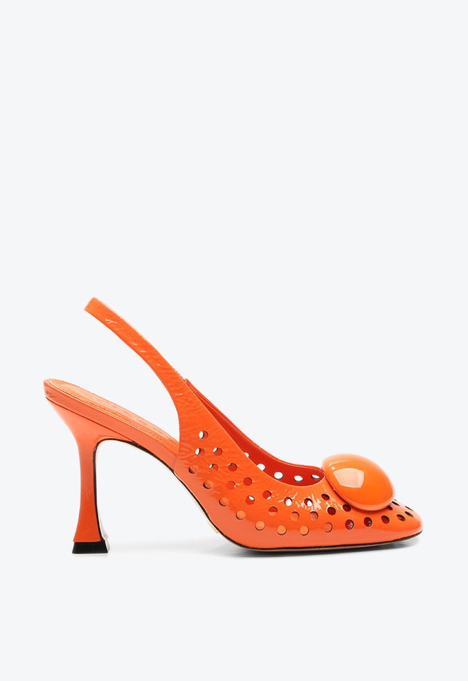Slingback  Margot Laranja