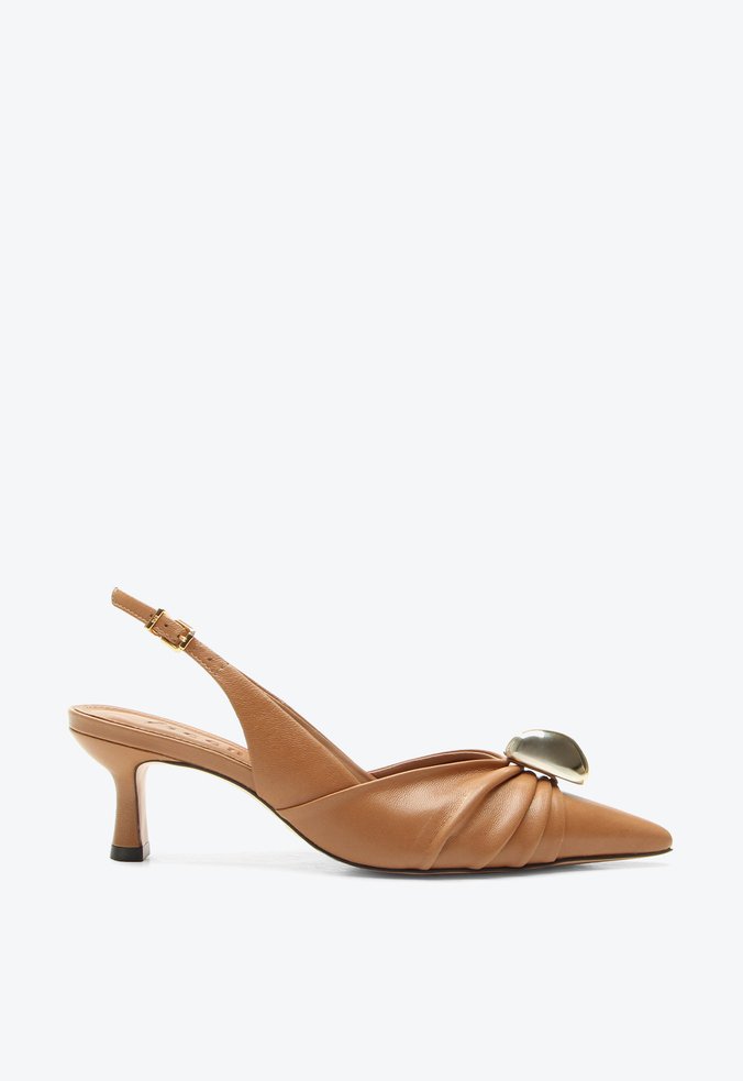 Slingback Isa Caramelo