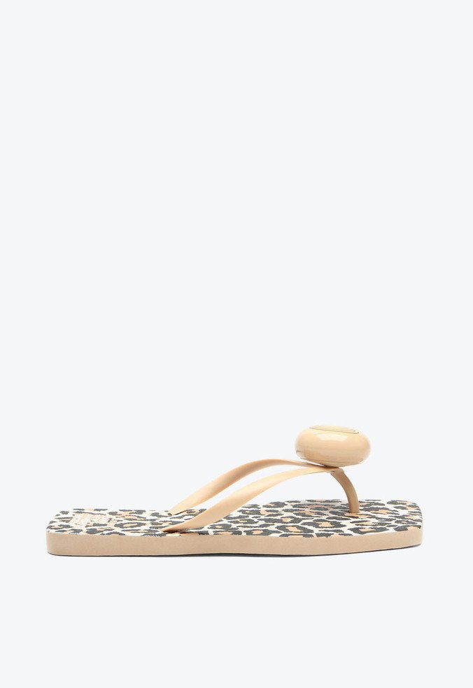 Flat Tulum Fancy Flops Animal Print