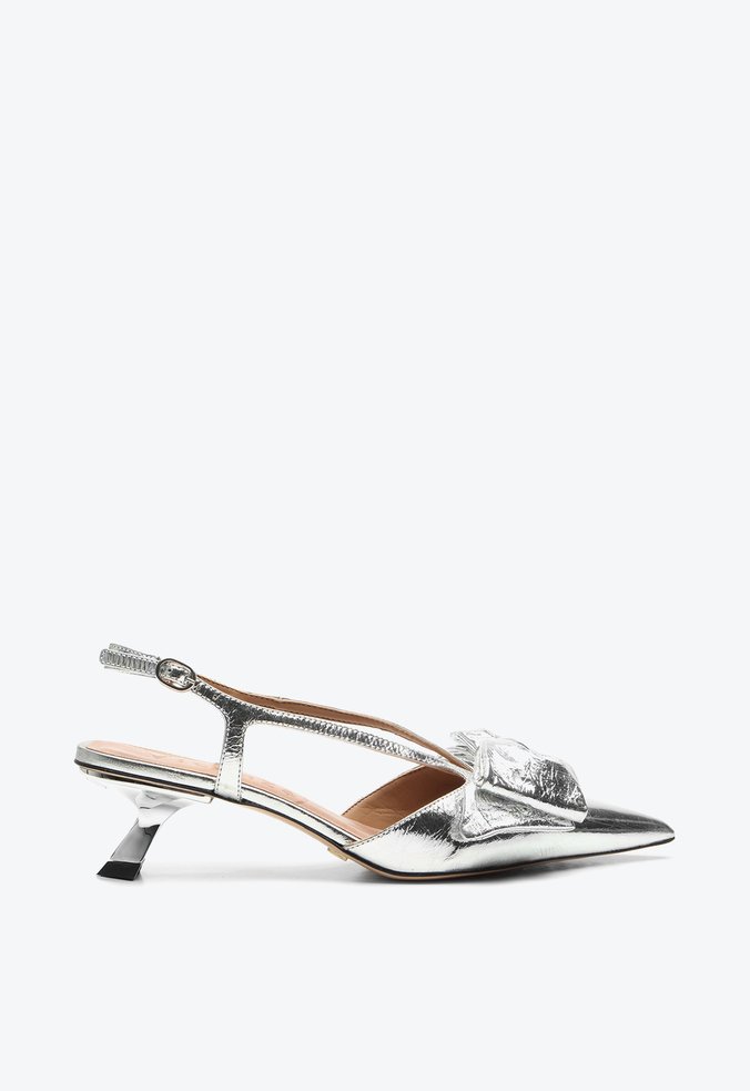 Slingback Servia Prata