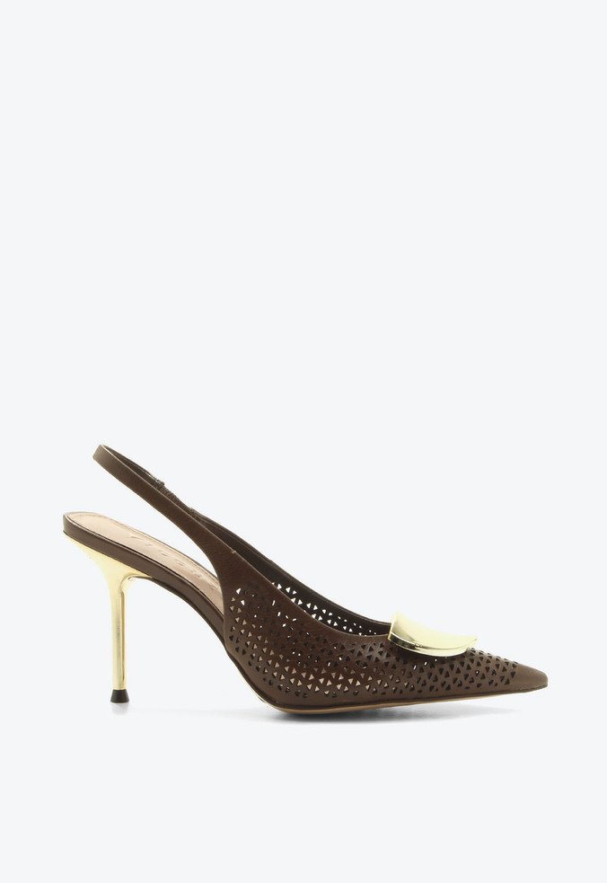 Slingback Yasmin Marrom