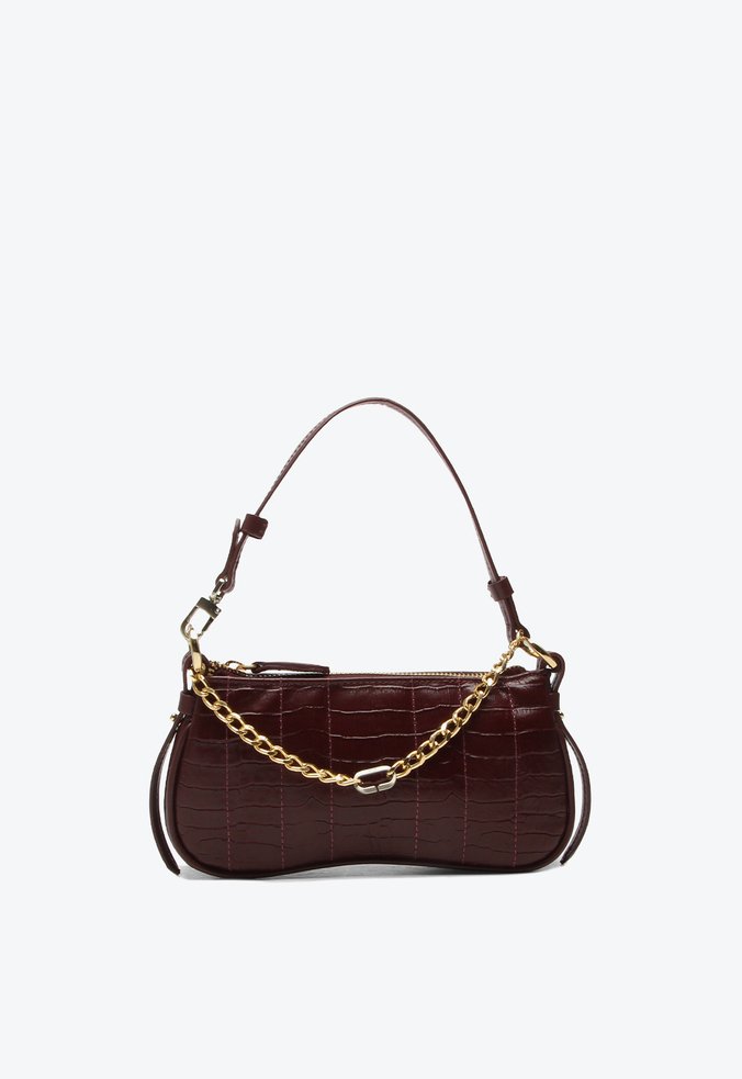 Bolsa Shoulder Vick Pequena Bordô