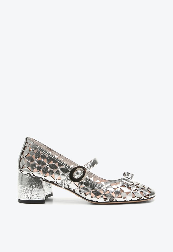 Scarpin Georgina Prata