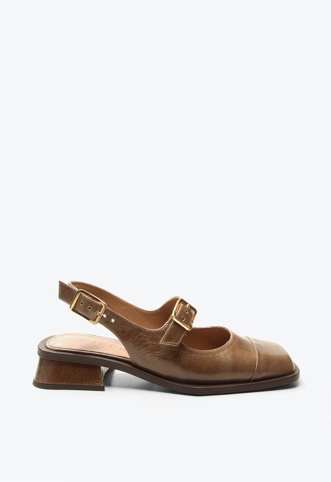 Slingback Irene Marrom
