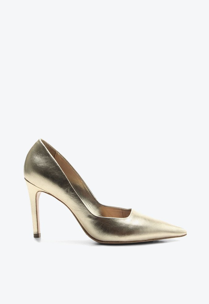 Scarpin Vitoria Dourado