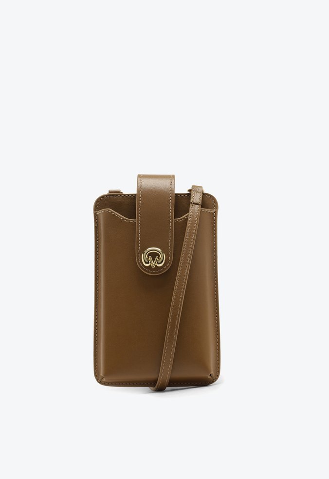Porta Celular Mel Marrom 