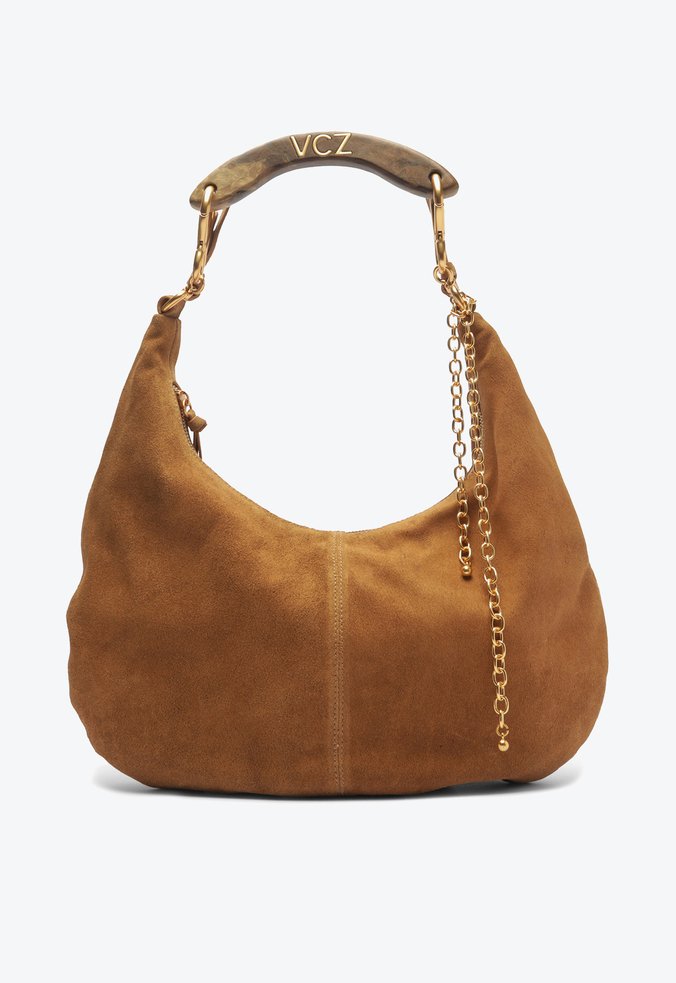 Bolsa Hobo Moonlight Grande Caramelo