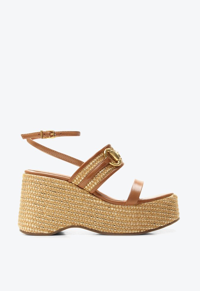 Sandália Plataforma Benin Caramelo 