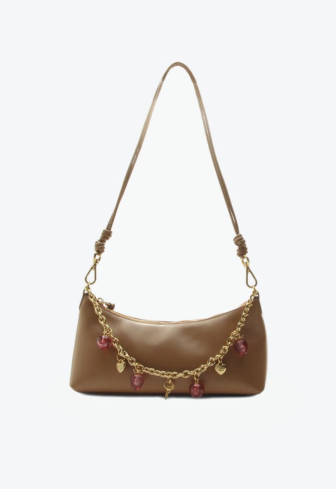 Bolsa Shoulder Ayla Média Caramelo