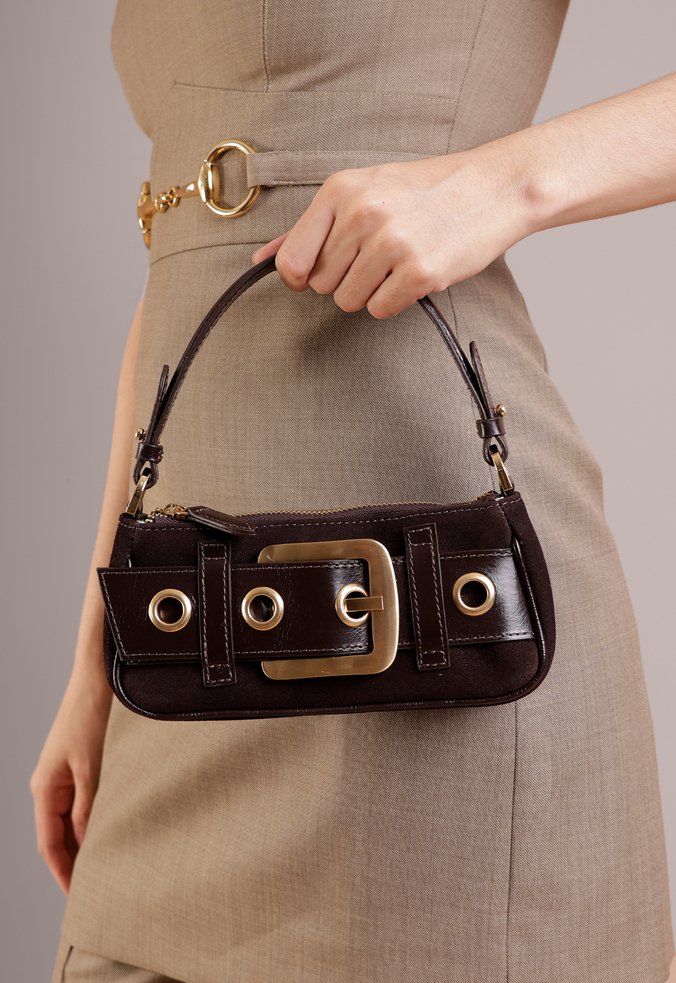 Mini Bag Lien Preto Camurça | Vicenza