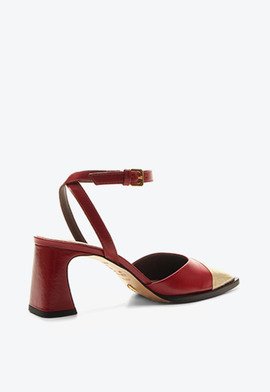 Slingback Cap Toe Gales Vermelho | Vicenza