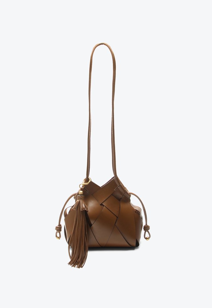Bolsa Tiracolo Victoria Média Caramelo
