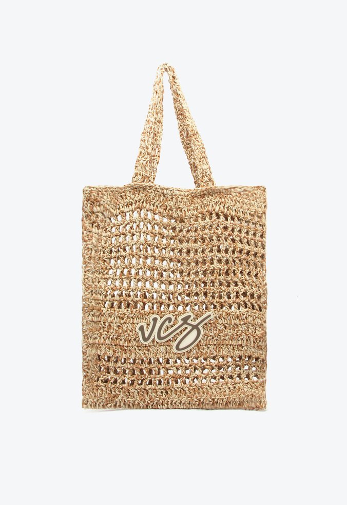 Bolsa Shopping Fancy Beach Média Marrom