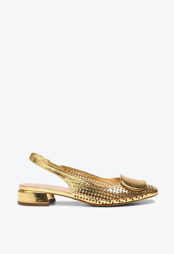 Slingback Hagata Dourado