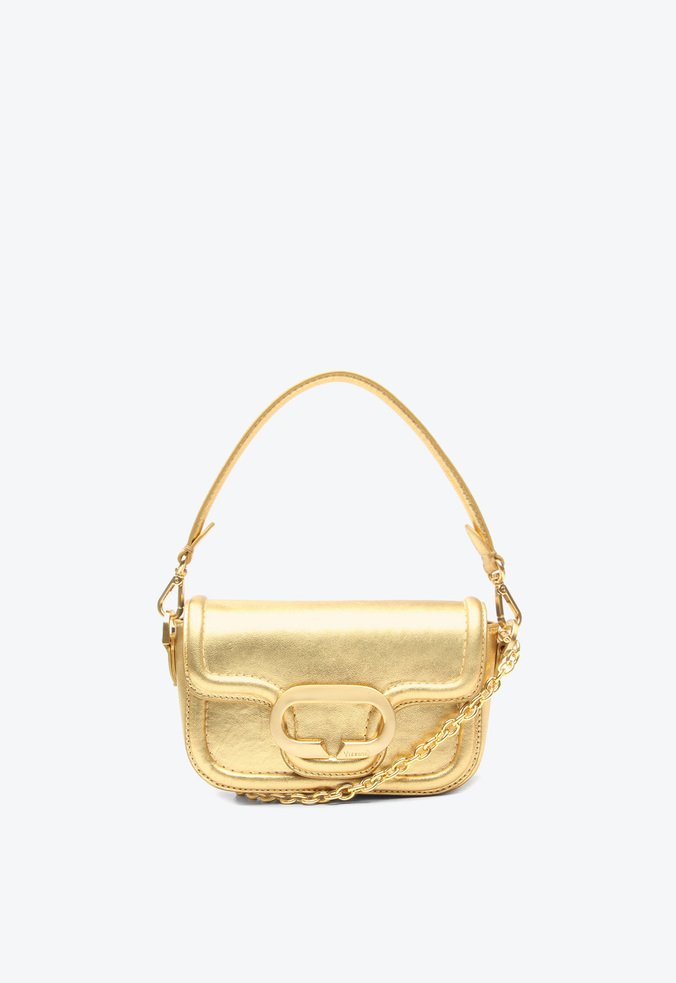 Bolsa Isabela Tiracolo Pequena Dourada