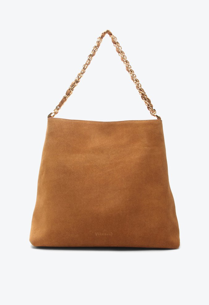 Bolsa Hobo Nolita Grande Caramelo Camurça