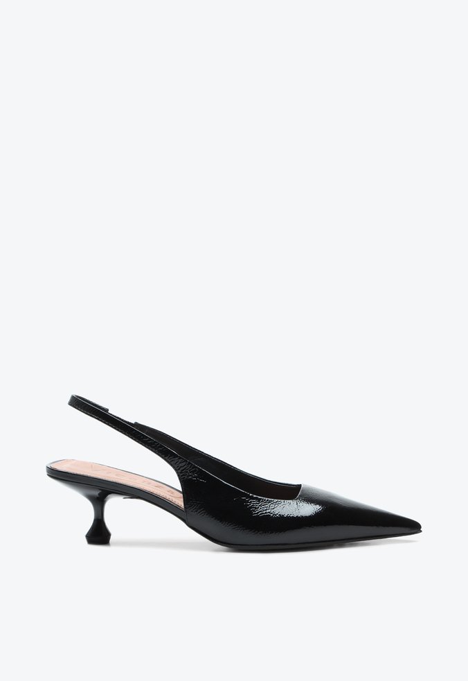 Slingback Indy Preto