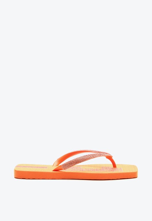 Flat Felicia Fancy Flops Laranja Vicenza
