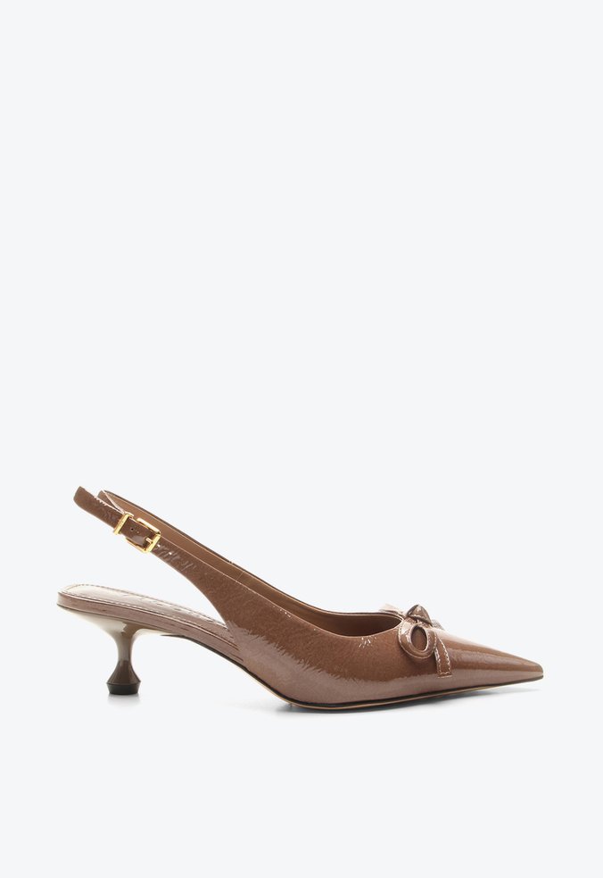 Slingback Isa Marrom