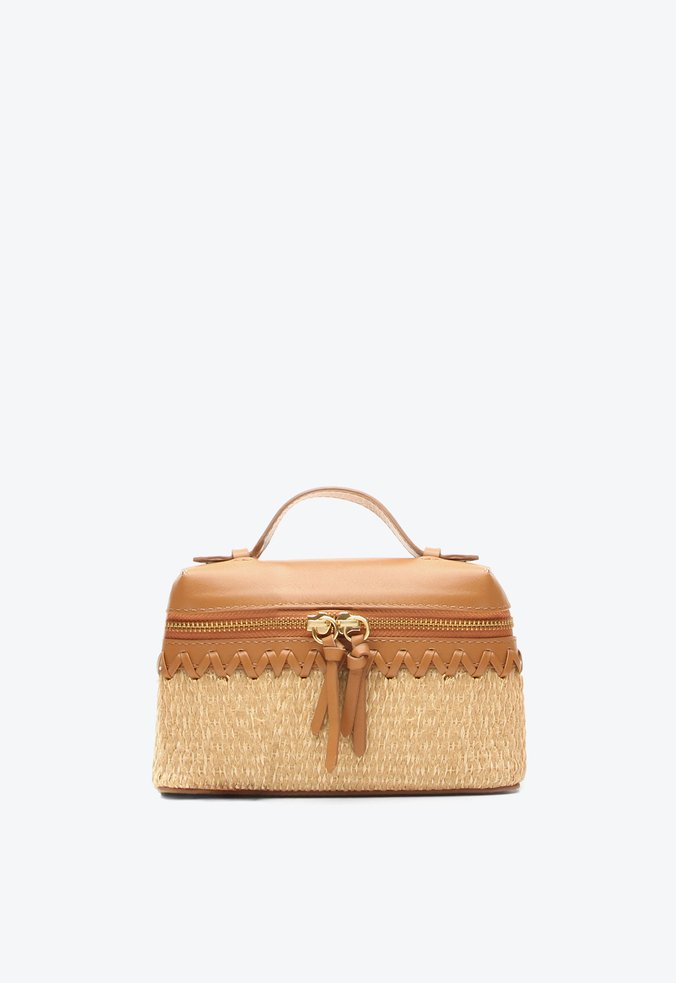 Bolsa Tiracolo May Pequena Caramelo