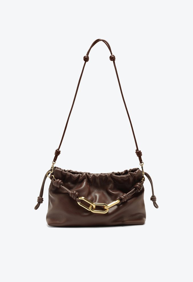 Bolsa Tiracolo Canoe Média Marrom