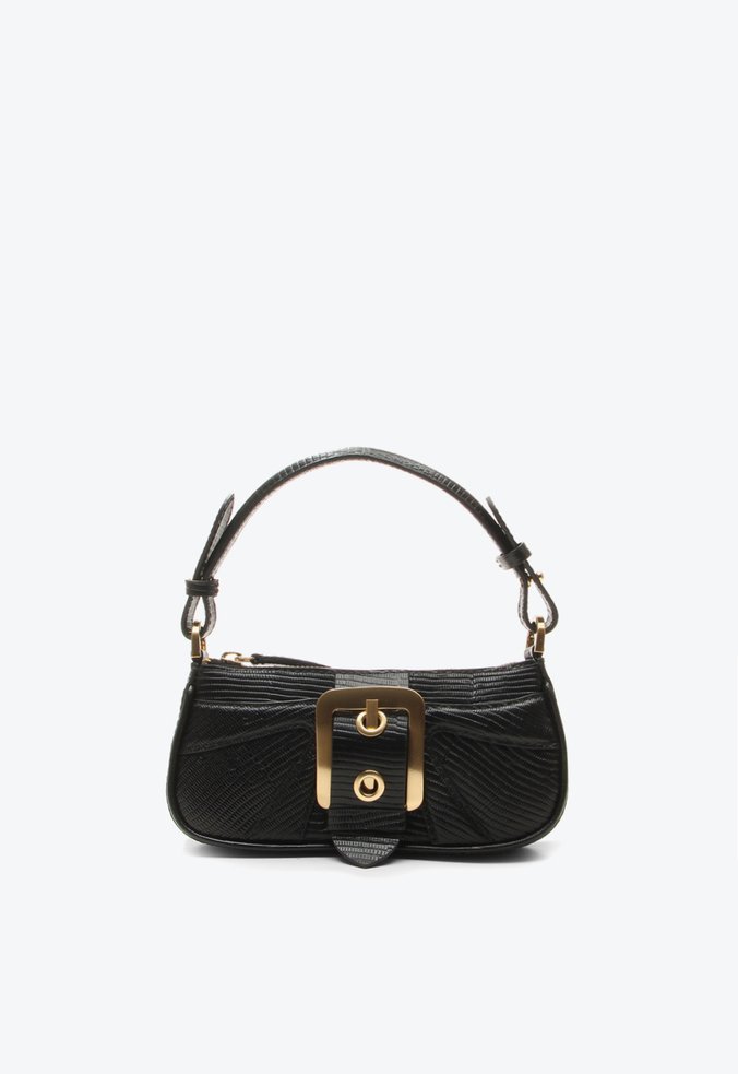 Bolsa Tiracolo Giulia Mini Pequena Preto