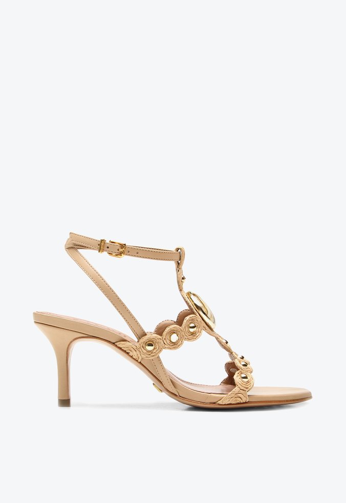 Sandália Isadora Bege Palha